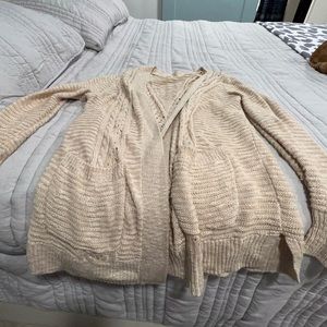 ADORABLE OATMEAL SWEATER/CARDIGAN